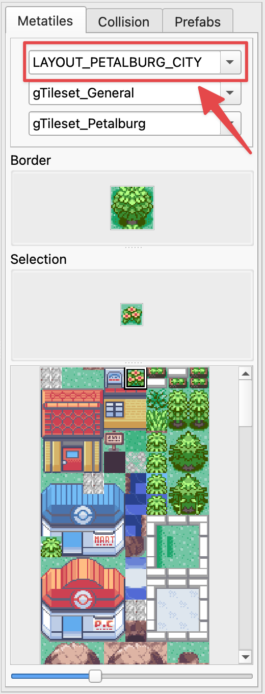 Layout Dropdown