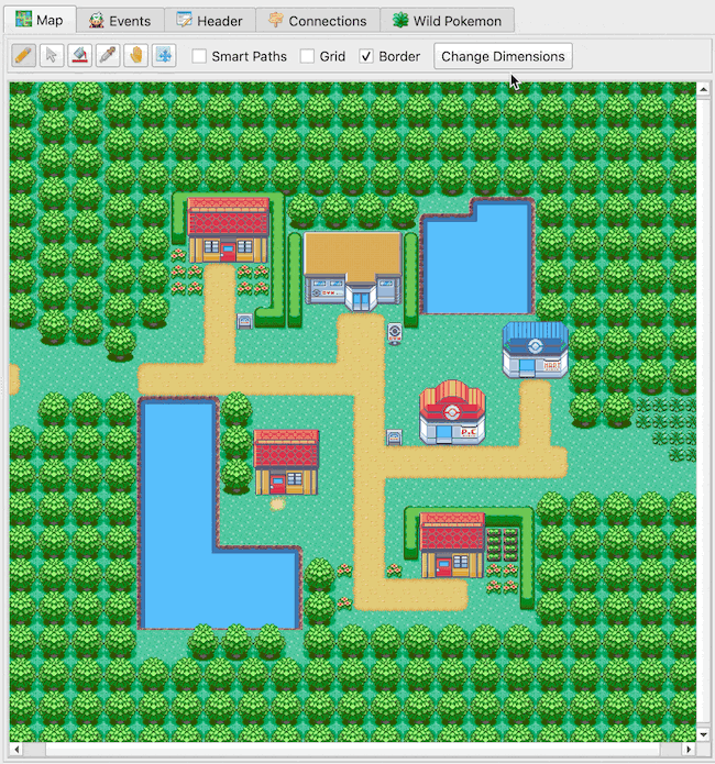 Resizing the map